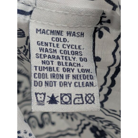 REYN SPOONER LAHAINA SAILOR ARCHIVE CLASSIC WHITE BUTTON FRONT MEN'S SIZE 2XL - Picture 7 of 7